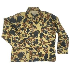 10X Camouflage Shooting Jacket Mens XL Tall Duck Camo Insulated Hunting 90s